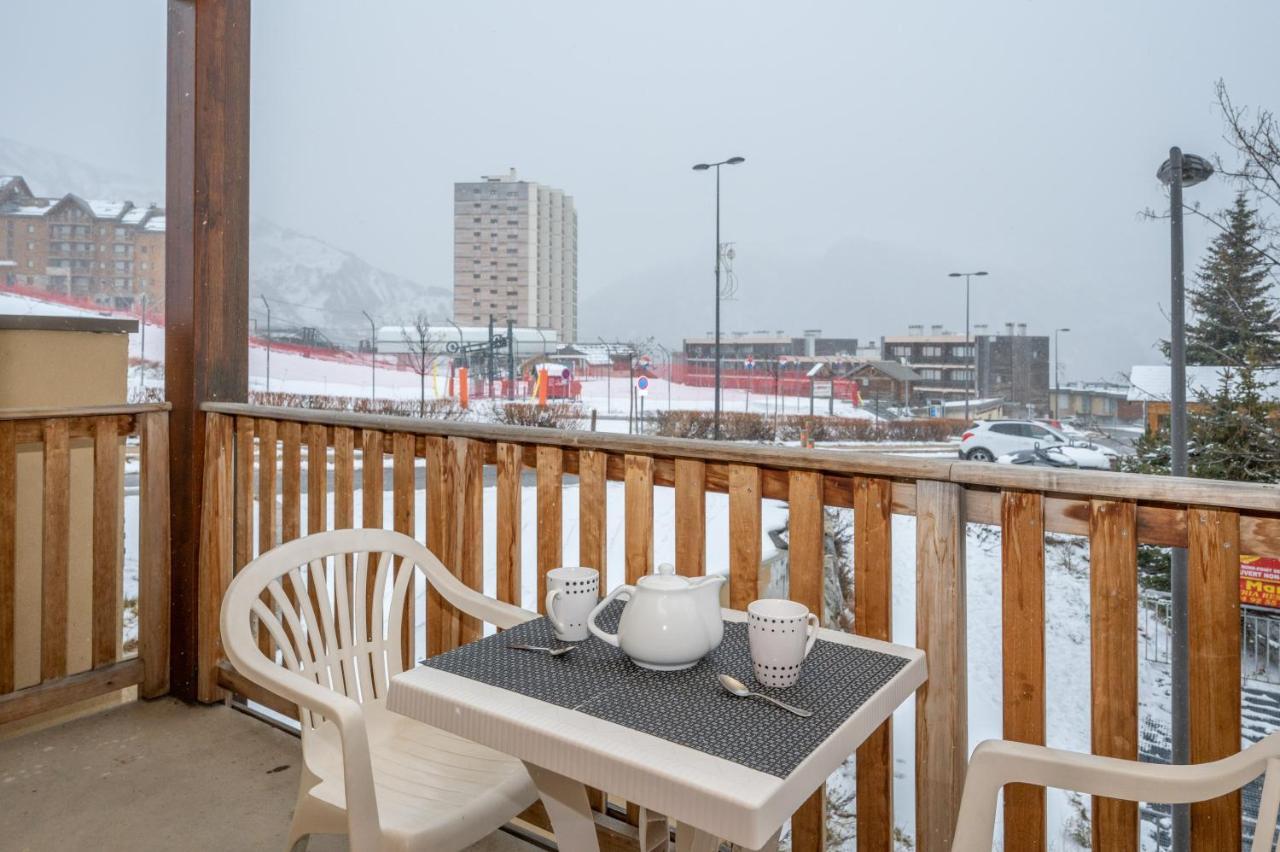 Appartement 6 Couchages Au Pied Des Pistes A Orcieres 2 Chambres, Balcon Et Parking Couvert المظهر الخارجي الصورة